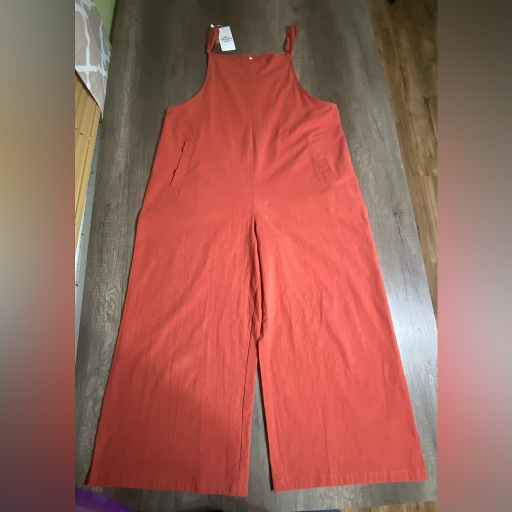 YESNO Women Casual Loose Long Bib Pants wide leg Jumpsuit